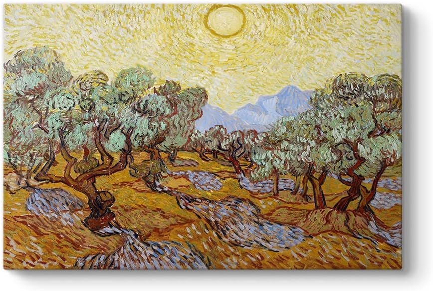 Vincent Van Gogh - Olive Trees Tablosu 125 x 80