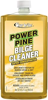 Power Pine Bilge Cleaner Concentrate - Simple & Easy to Use - Pour in, Run Boat, Pump Out - Emulsifies Oil, Fuel & Leaves Bilge Clean with a Fresh Pine Scent