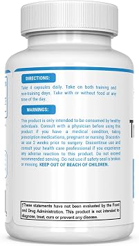 PEScience TruCreatine Creatine Pills, Easy-to-Take Creapure Creatine Capsules, Monohydrate, for Men & Women, Supports Muscle Growth, Strength & Recovery, Cognition, 3g Per Serving, 120 Capsules