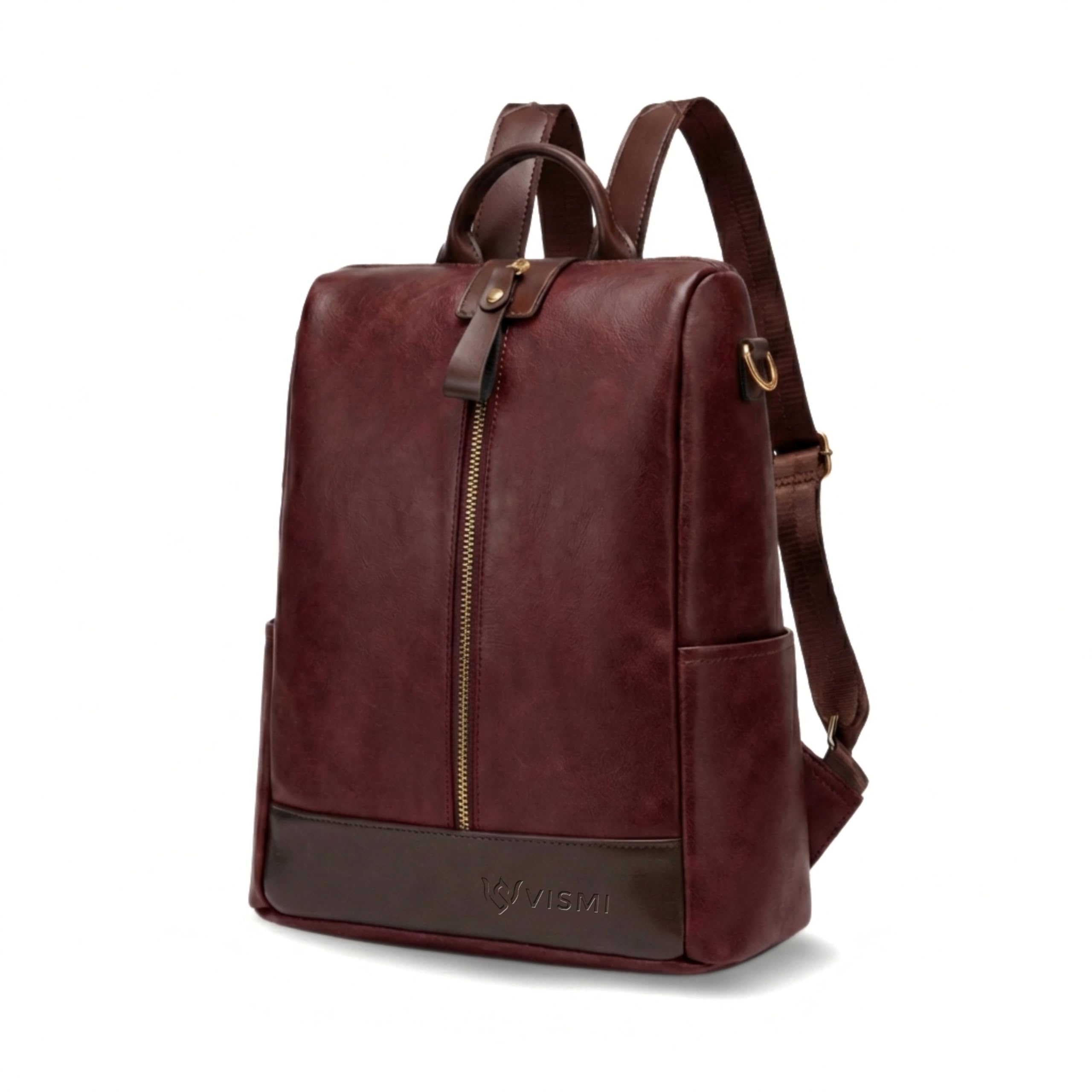 VISMIINTREND Backpack for Women | Rakhi Gift for Sister | Vegan Leather | Stylish College Backpack for Girls, Lightweight Travel Office Bags for Women, Perfect Birthday, Rakshabandhan Gift