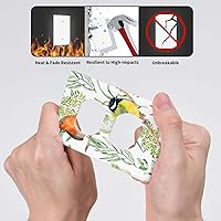 Vista 4 de Placas de interruptor de luz dúplex individuales y cubiertas de enchufe, placa de pared eléctrica decorativa para receptáculo, decoración de enchufe