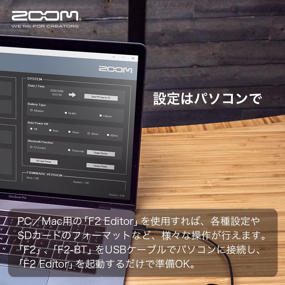 Amazon | ZOOM(ズーム)ピンマイク付属 超小型レコーダー F2/B 32bit