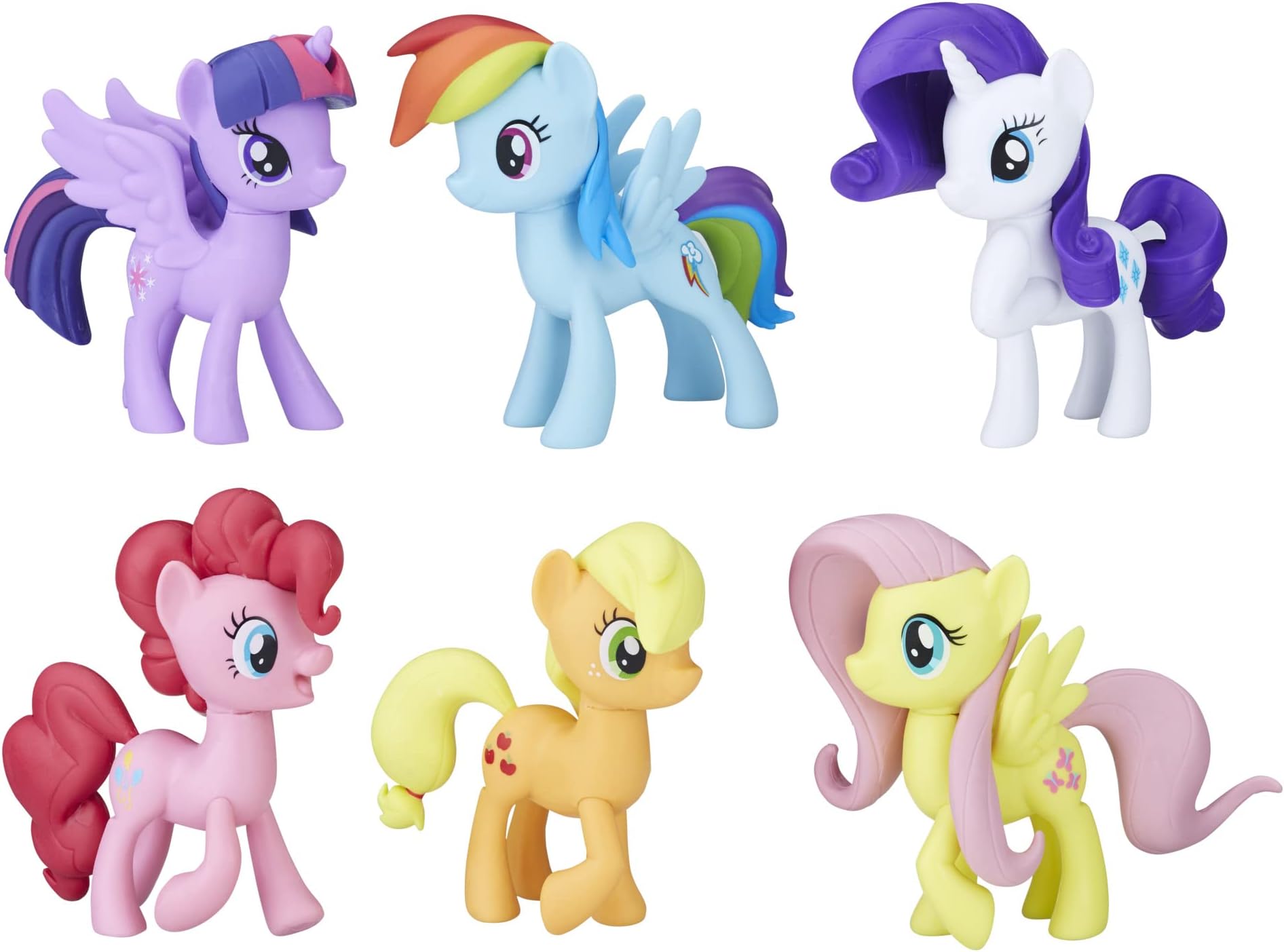 My Little Pony Toys Meet The Mane 6 Ponies Collection (Amazon Exclusive) Doll Playset
