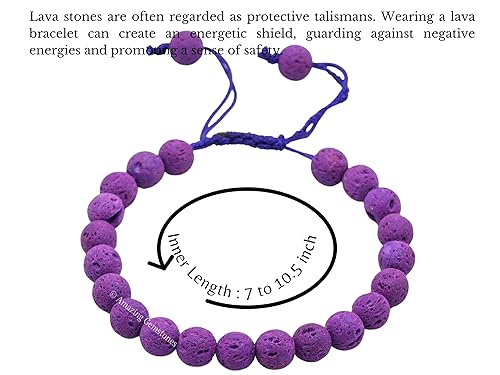 Vista 528 de Amazing Gemstone Yaxaite Bracelet for Women Men's Gifts - Protection Healing Crystal Bracelet - 8mm Gemstone Beaded Adjustable Bracelet Pulseras