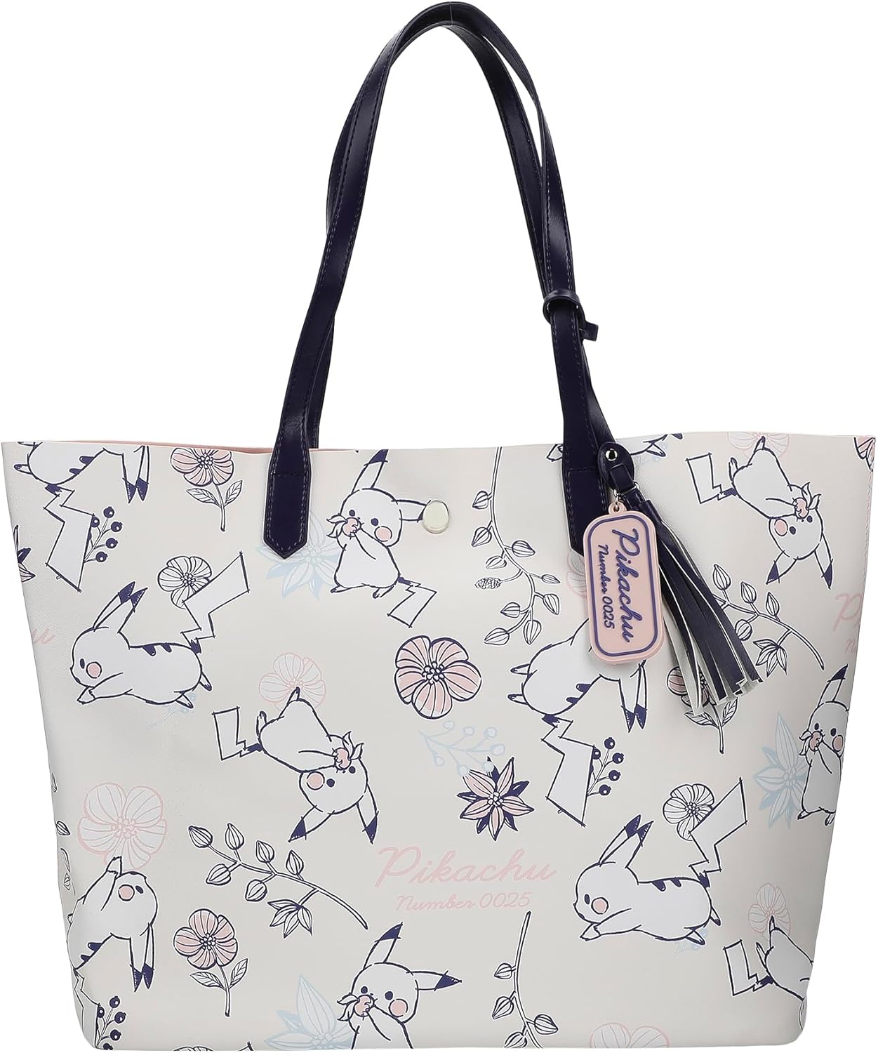 Pokémon All-Over Print White 20" Large Womens Tote Bag