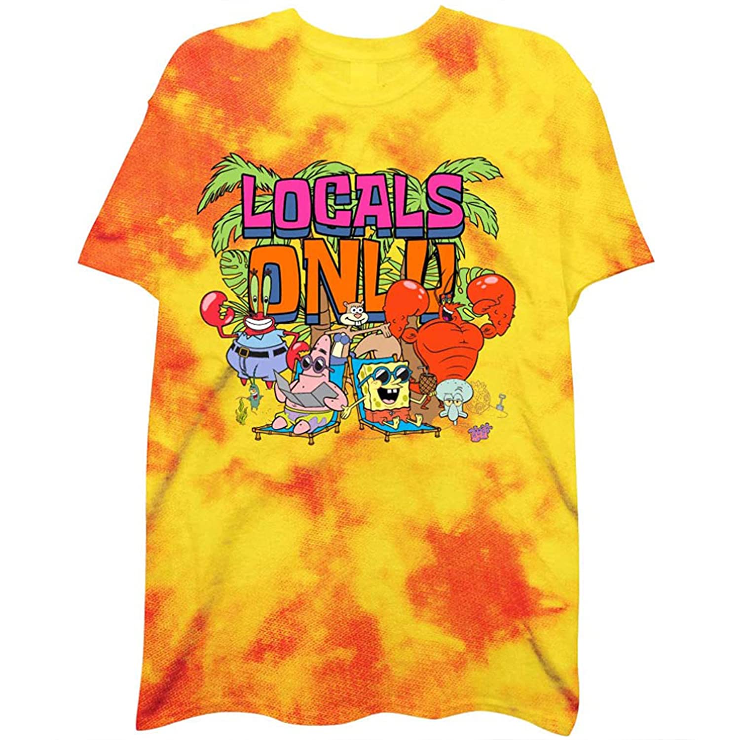 NickelodeonMens Spongebob Squarepants Shirt - Spongebob Tee - Classic Swag T-Shirt