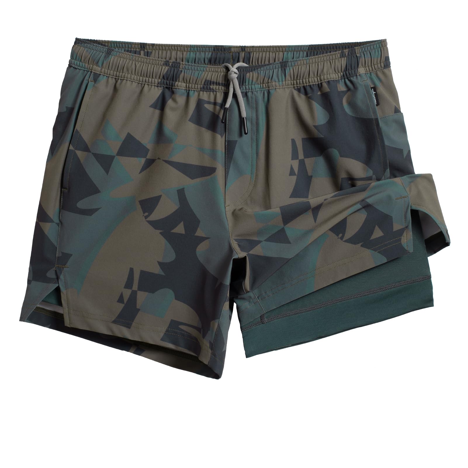 maamgic Mens 5 Gym Running Shorts for Men 2 in 1 Quick Dry Workout Athletic Shorts