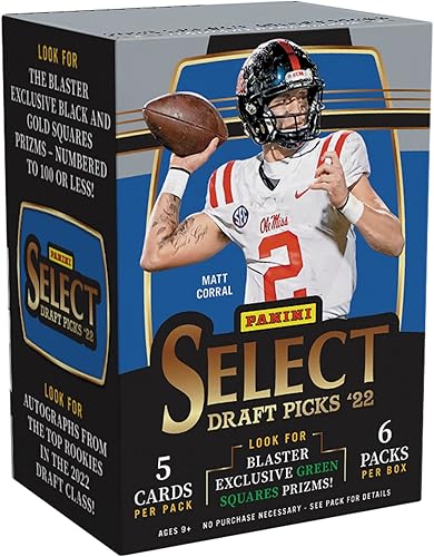 2022 Panini Select Draft Picks Football Fanatics Exclusive Blaster Box Exclusive Green Prizm Cards Superior Sports Investments