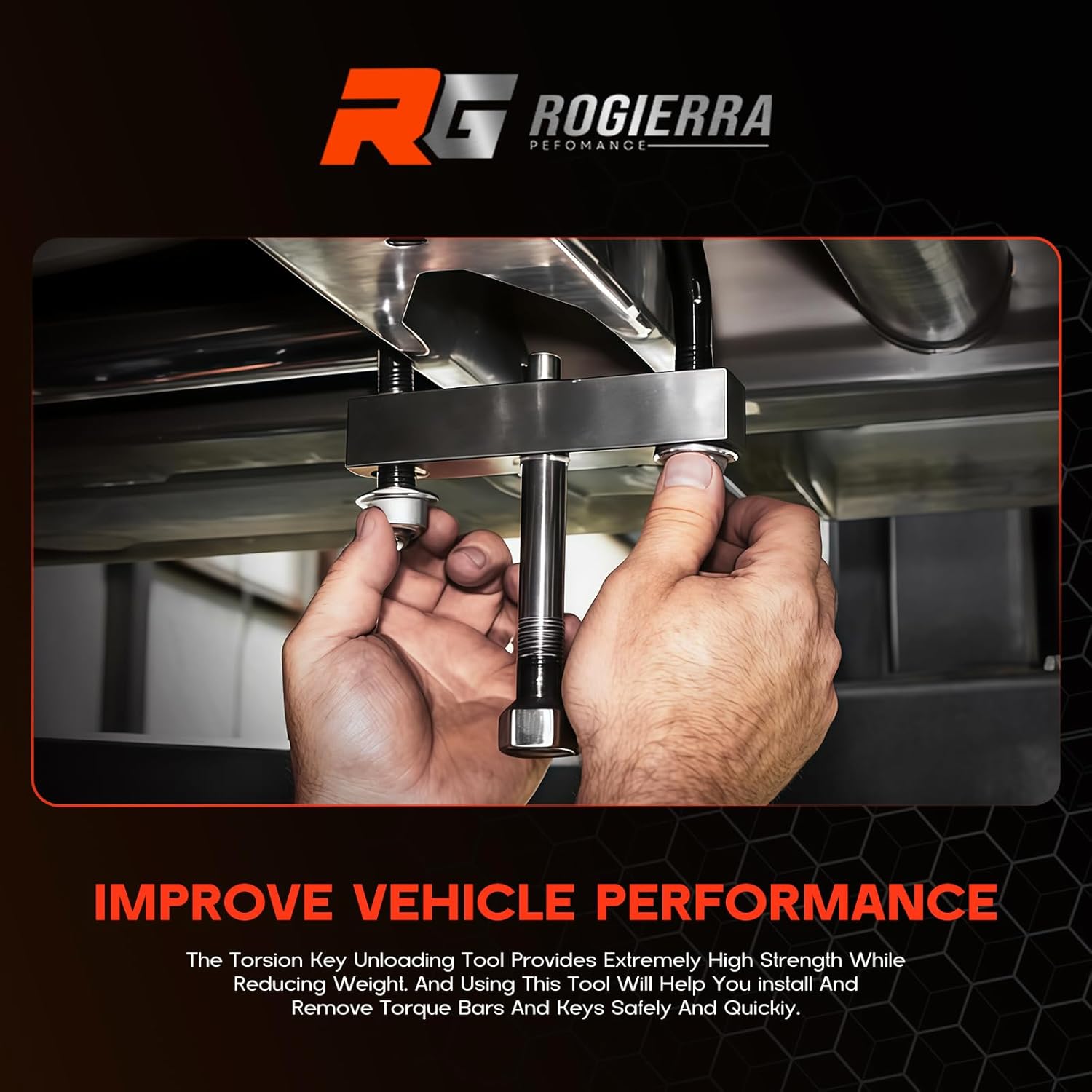 Torsion Key Unloading Tool, Torsion Bar Adjuster and Installation Removal Tool for Front Suspensions, Leveling and Decompression Tool for Dodge Ford Chevrolet GMC HD Trucks and SUVs