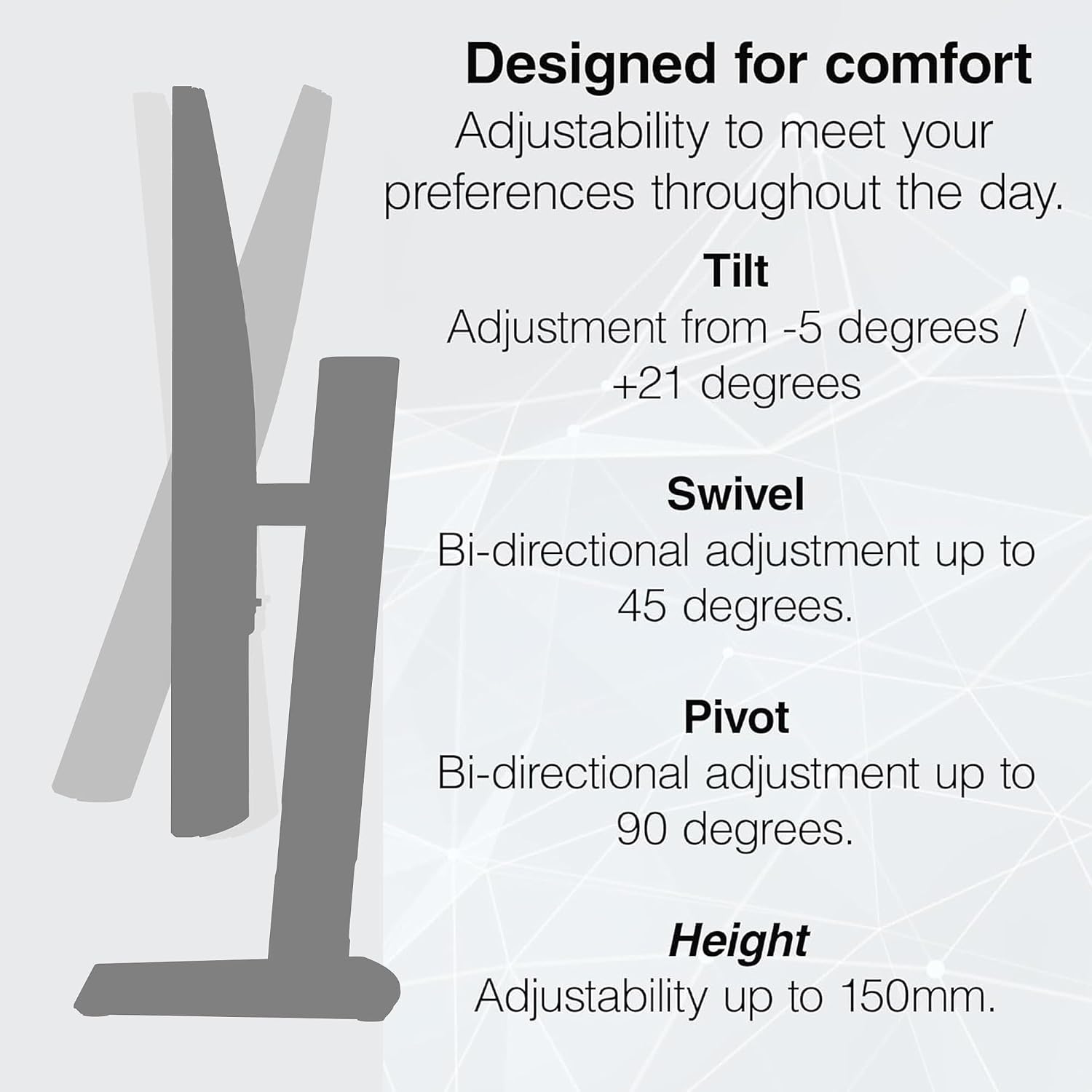 Dell P3426WEB 34" WQHD 100Hz Monitor Bundle image 4