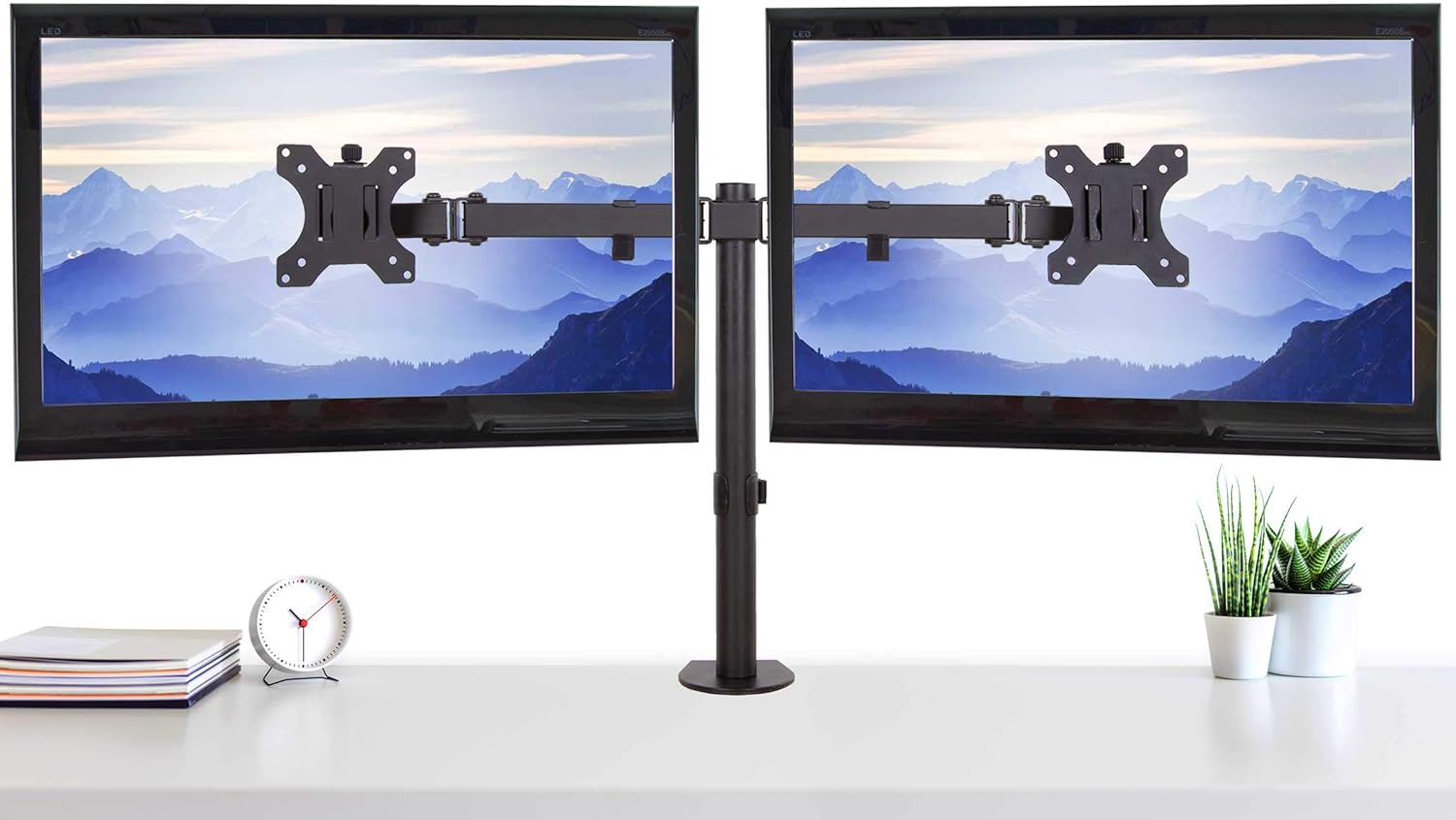 Buy Stand Steady 2 Monitor Mount Desk Stand Height Adjustable Double