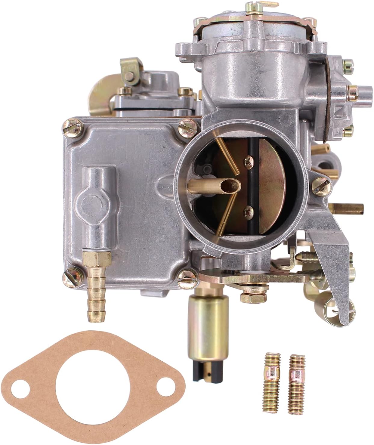 NewYall 30/31 PICT-3 Engine Carburetor with Gasket Air-cooled Type for VW Beetle/Ghia/Super Beetle 1971-1974, Karmann Ghia 1972-1974, Thing 1973-1974, Type II Transporter 1971, Campmobile 1968-1971