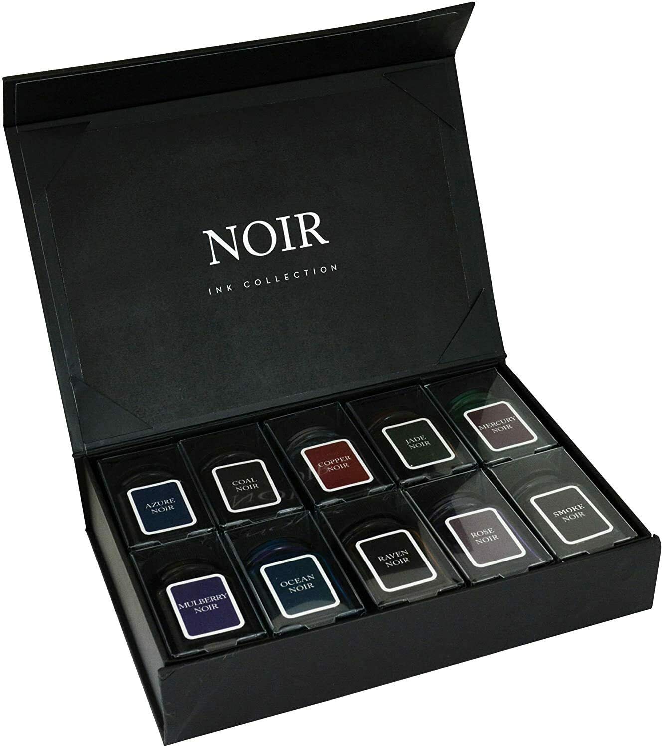 MonteverdeMV12374 10 Piece Fountain Pen Ink Bottle Gift Set- Noir Collection