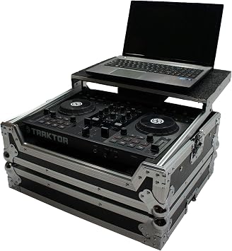 Harmony Audio HCTKS2LT Flight Glide Laptop Stand DJ Custom Case Compatible with Traktor Kontrol S2 MK2