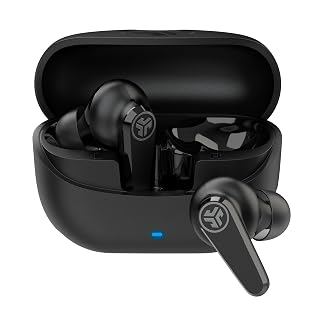 JLab Go Pods ANC, True Wireless Earbuds, Active Noise Cancelling, Bluetooth, Black - Amazon product rated Grade A