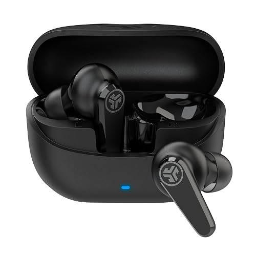 JLab Go Pods ANC, True Wireless Earbuds, Active Noise Cancelling, Bluetooth, Black