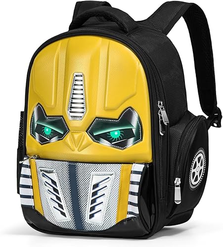 Dilunar Mochila infantil para la escuela, niños y niñas Bolsa de jardín de infantes para niños pequeños, Amarillo, Fresco