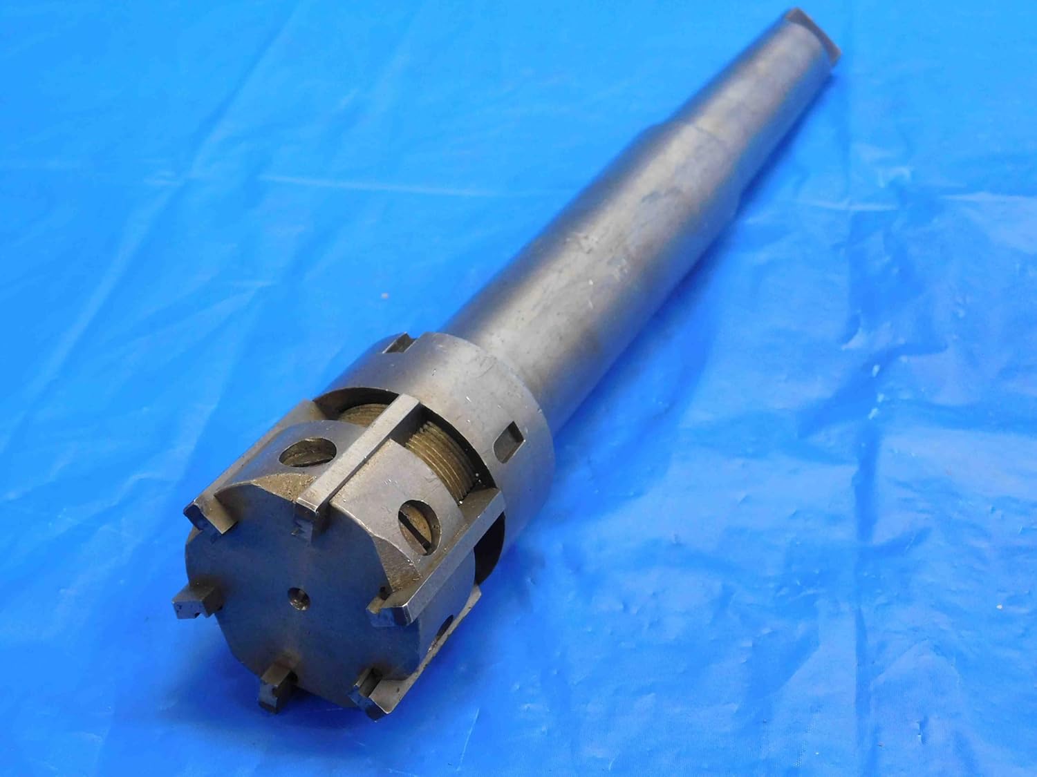 T&J 2 1/8 OD HSS Adjustable Blade Reamer MT4 Shank 6 FL 2.1250 ONSIZE 54 mm - RB1719BZ2