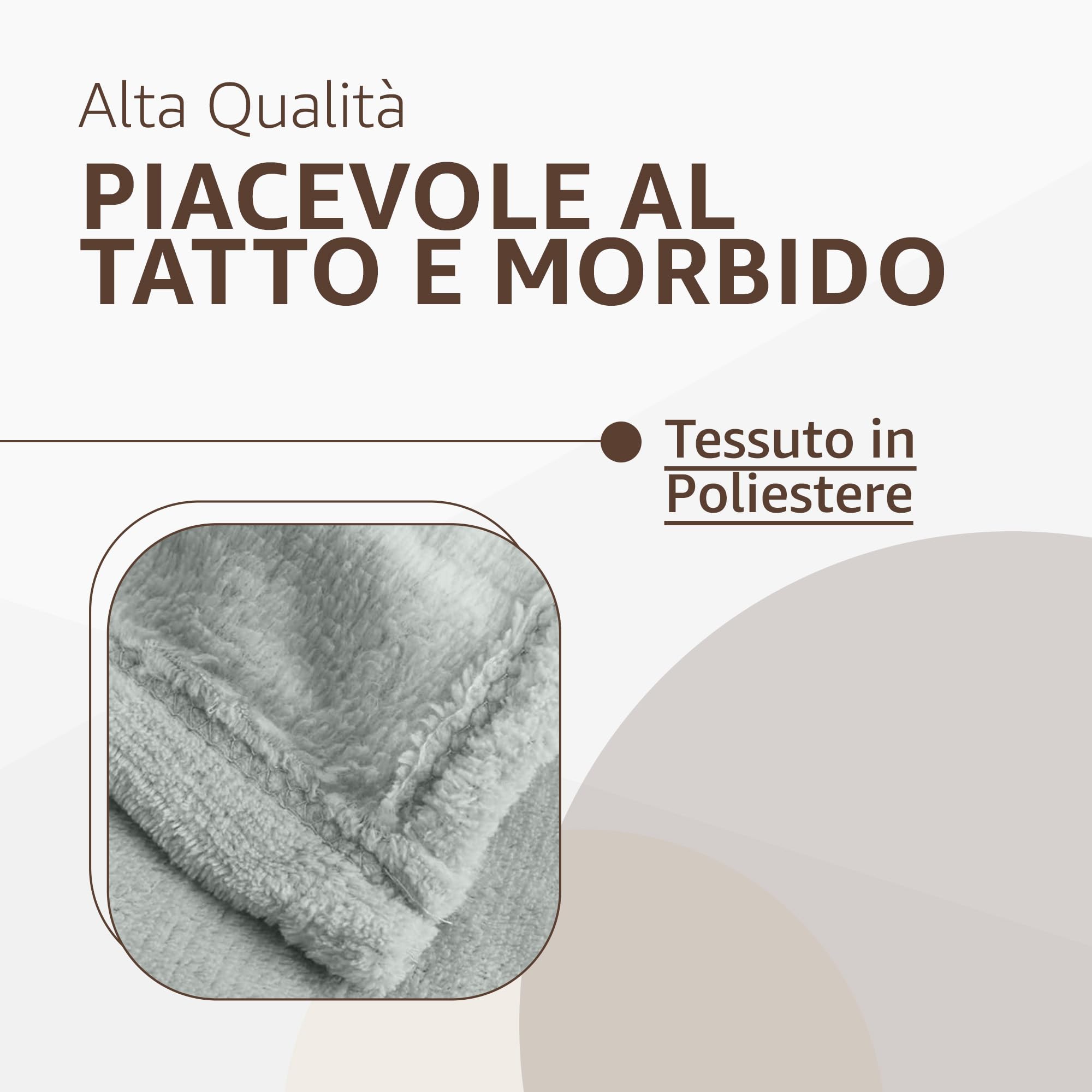 SONIT - Plaid Matrimoniale in Pile - Coperta in Pile Autunnale e Invernale - Coperta Matrimoniale 200x230 cm - Plaid Divano e Letto Grigio