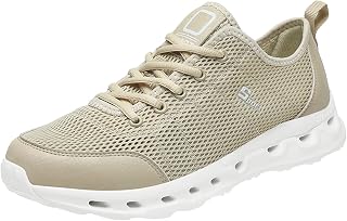 Yudiega Trainers Men's Running Shoes Men's Trainers New Pattern Mesh in Summer Breathable Comfortable Fashionable Simple Large Casual Sports Shoes Trainers White Men's Hiking Shoes Men Summer