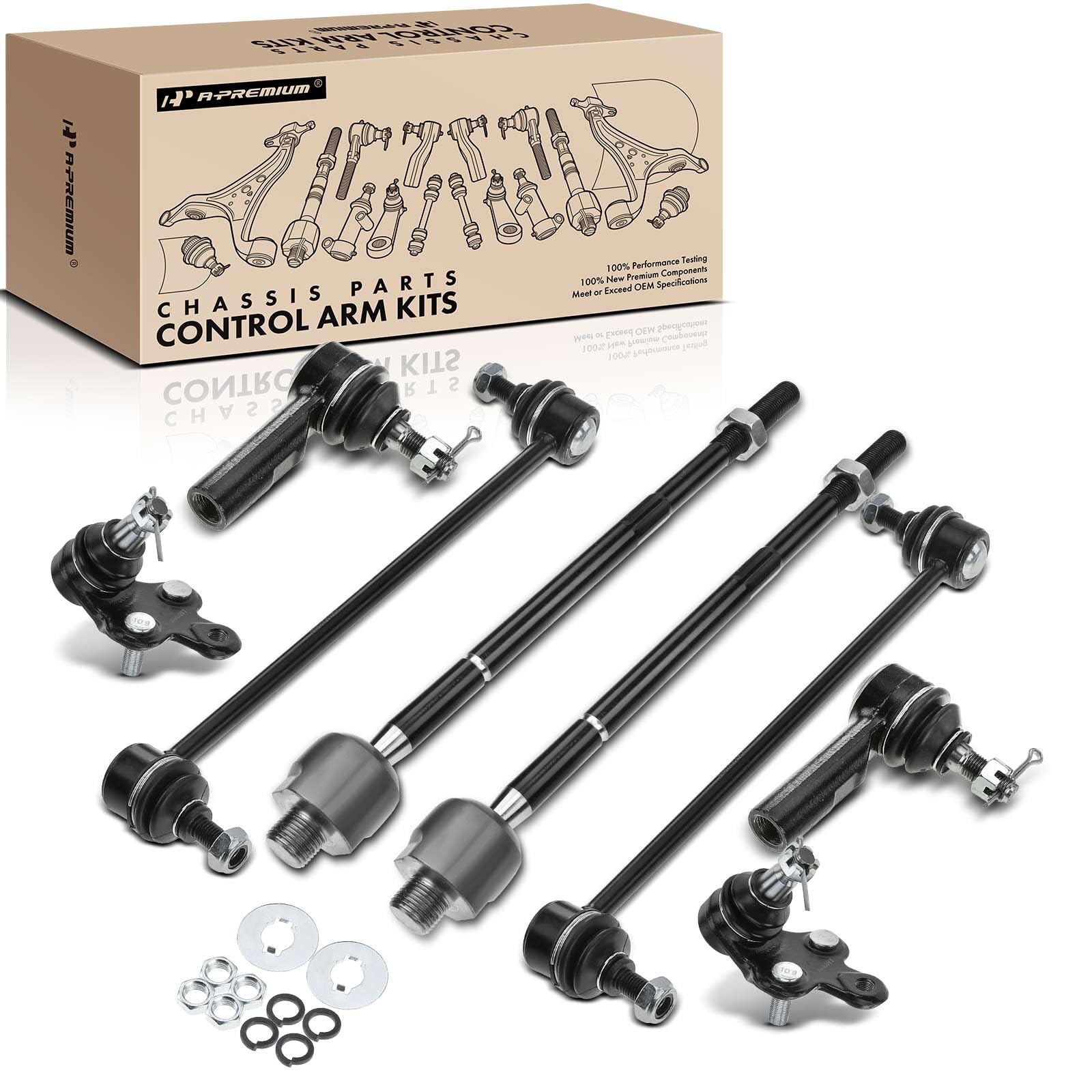 BENT L JOINT mサイズ Amazon.com: A-Premium Set of 8, Front Sway Bar Link, Lower