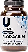 Vista 1 de Probiótico diario Floracil 50 para mejorar problemas digestivos, urinarios, de colon e inmunes, 50 mil millones de UFC por cápsula, 8 cepas