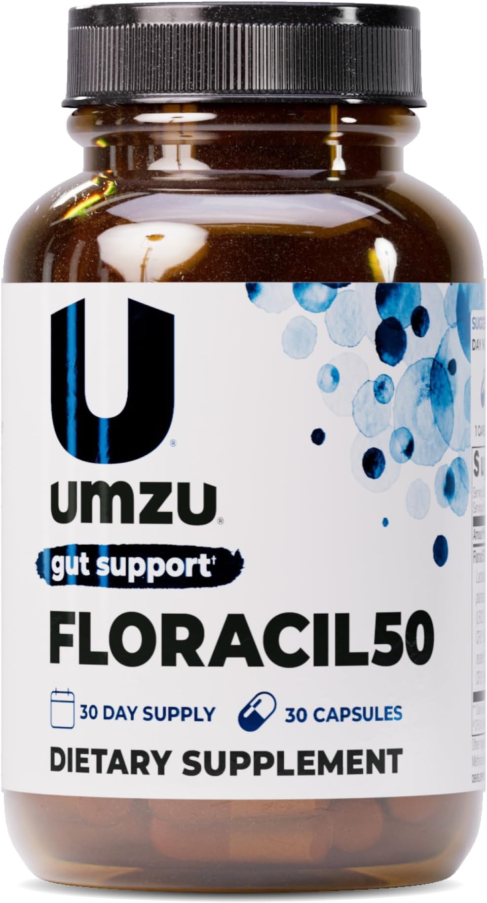 - UMZU Floracil50 Probiotic Supplement 30 Day Supply – 50 Billion CFU with Lactobacillus Acidophilus Rhamnosus and Plantarum – Supports Gut Health Digestion Immunity and Microbiome Balance