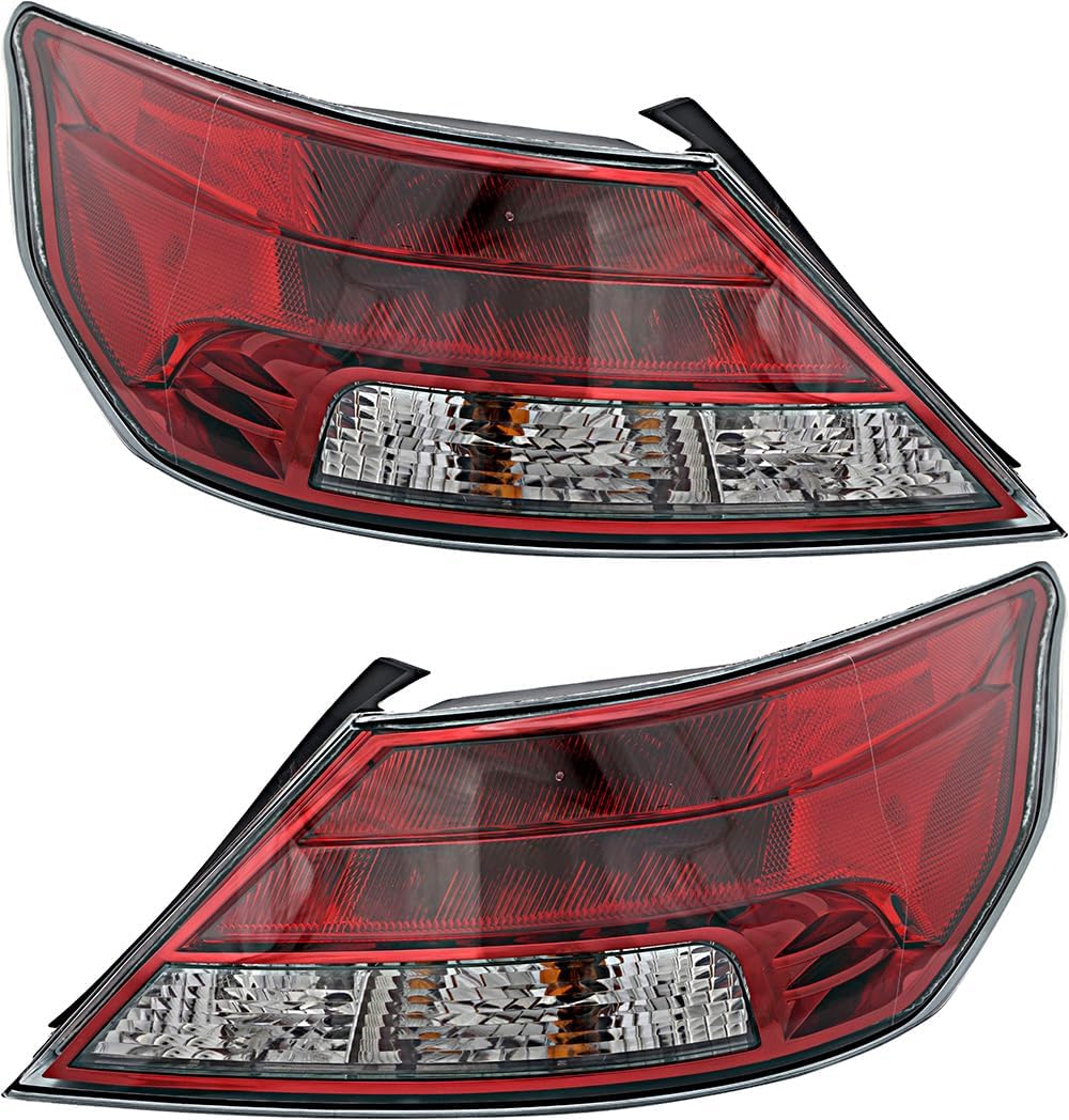 Compatible with Acura TL Tail Lights Lamps Set 2012 2013 2014 Driver and Passenger Side