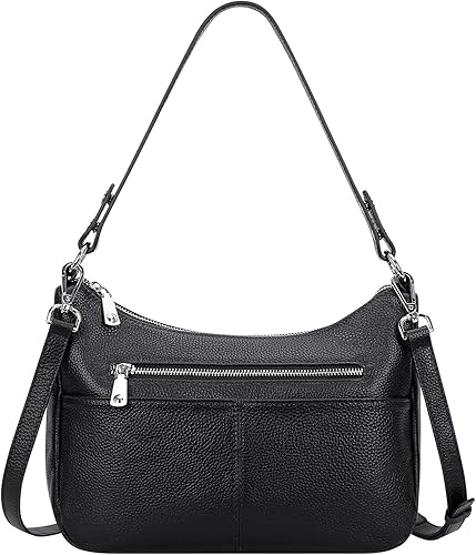 Over Earth Bolsos de cuero suave para mujer, bolsos cruzados, multibolsillos, bolsas de hombro, bolsa de mensajero, tamaño mediano