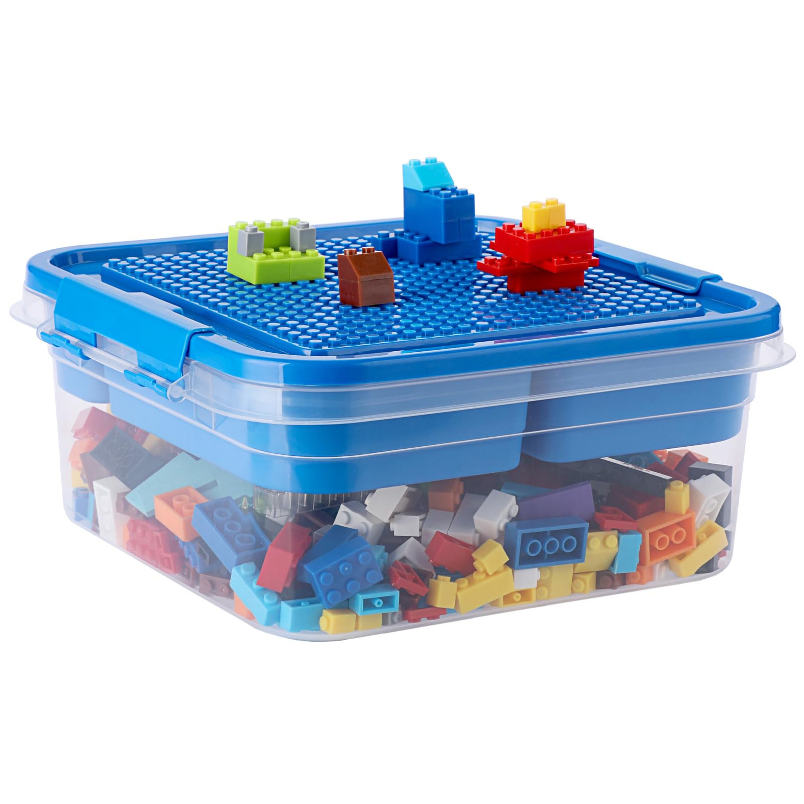 Amazon.com: OGANAZI Plastic Storage Container with Bricks
