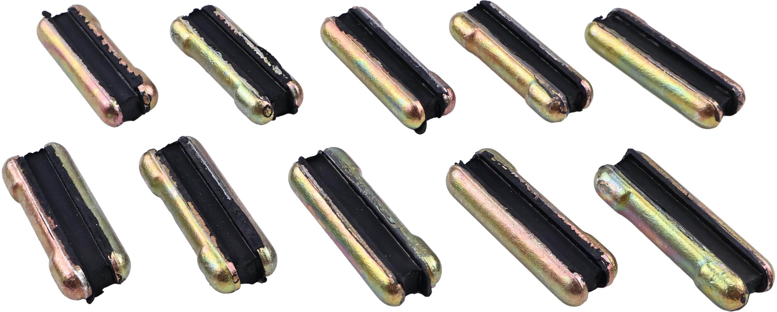 JZGRDN 10PCS Flexpins 6737326 Compatible with Bobcat Style Backhoe, Mini Excavator, Skid Steer Bucket Teeth