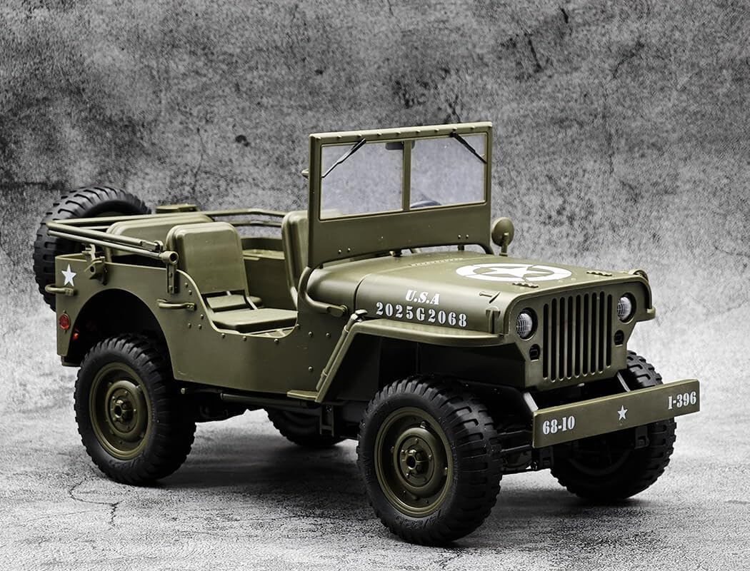 FTX E-ZEE RC 1/10 4WD RC WILLYS JEEP WITH LED LIGHTS