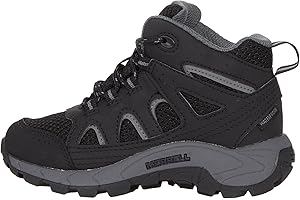 Merrell Hiking Shoes Kids: Kid's Oakcreek Mid Lace Waterproof Hiking Boot