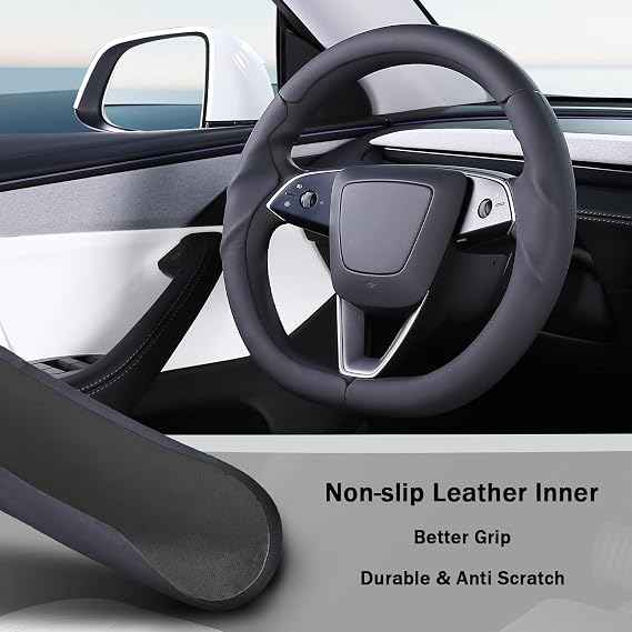 Steering Wheel Cover for Tesla Model 3 2024-Present/Model Y 2025-Present