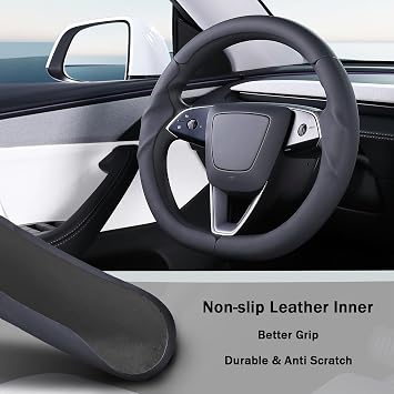 Steering Wheel Cover for Tesla Model 3 2024-Present/Model Y 2025-Present