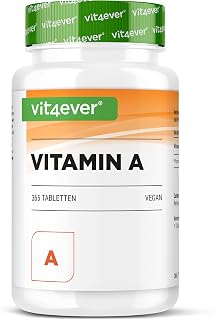 365 comprimés à 10 000 UI pour une année complète de supplémentation en vitamine A, sans interruption.