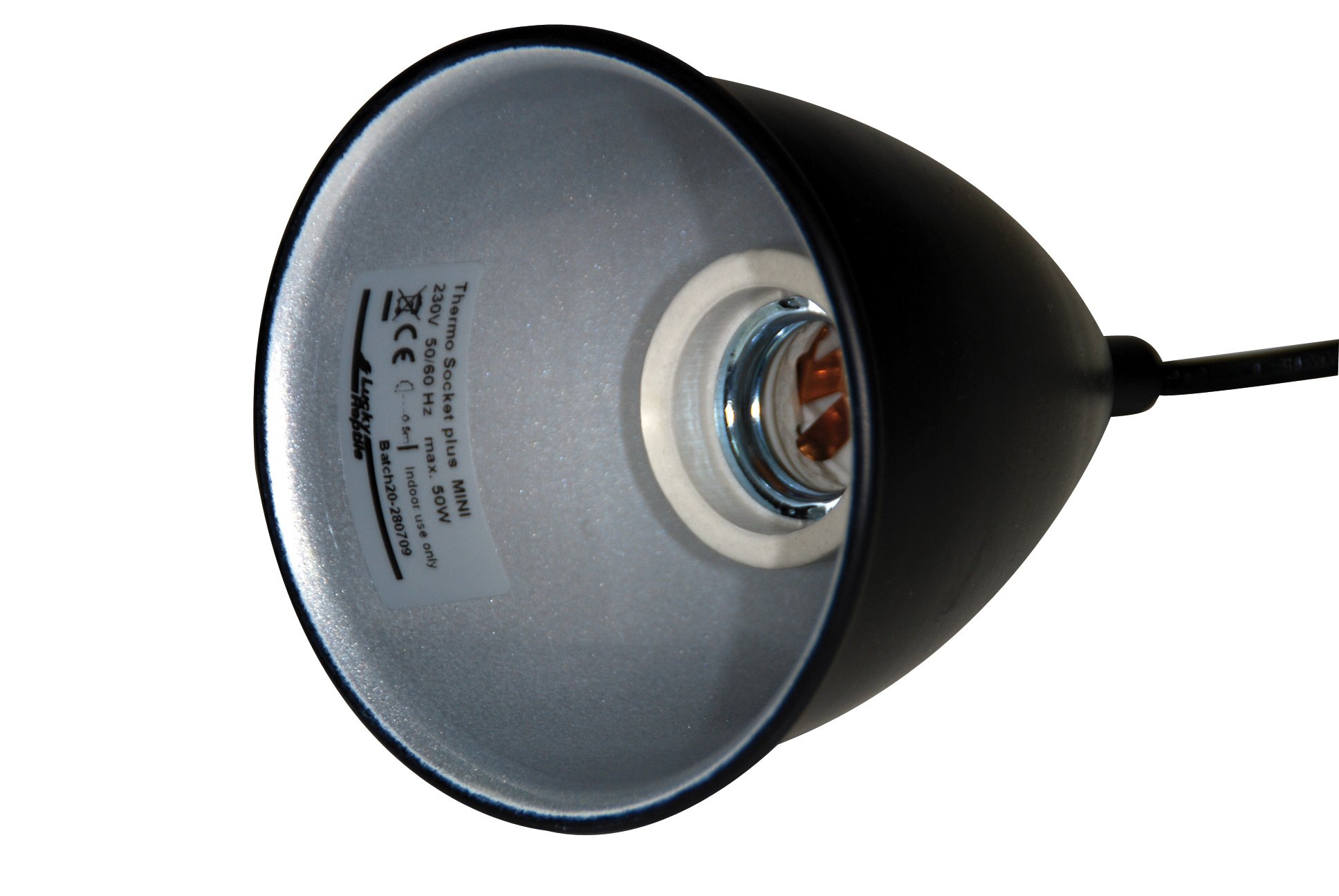 Lucky Reptile Thermo Socket + Reflector Mini, Reflektorleuchte mit Porzellanfassung