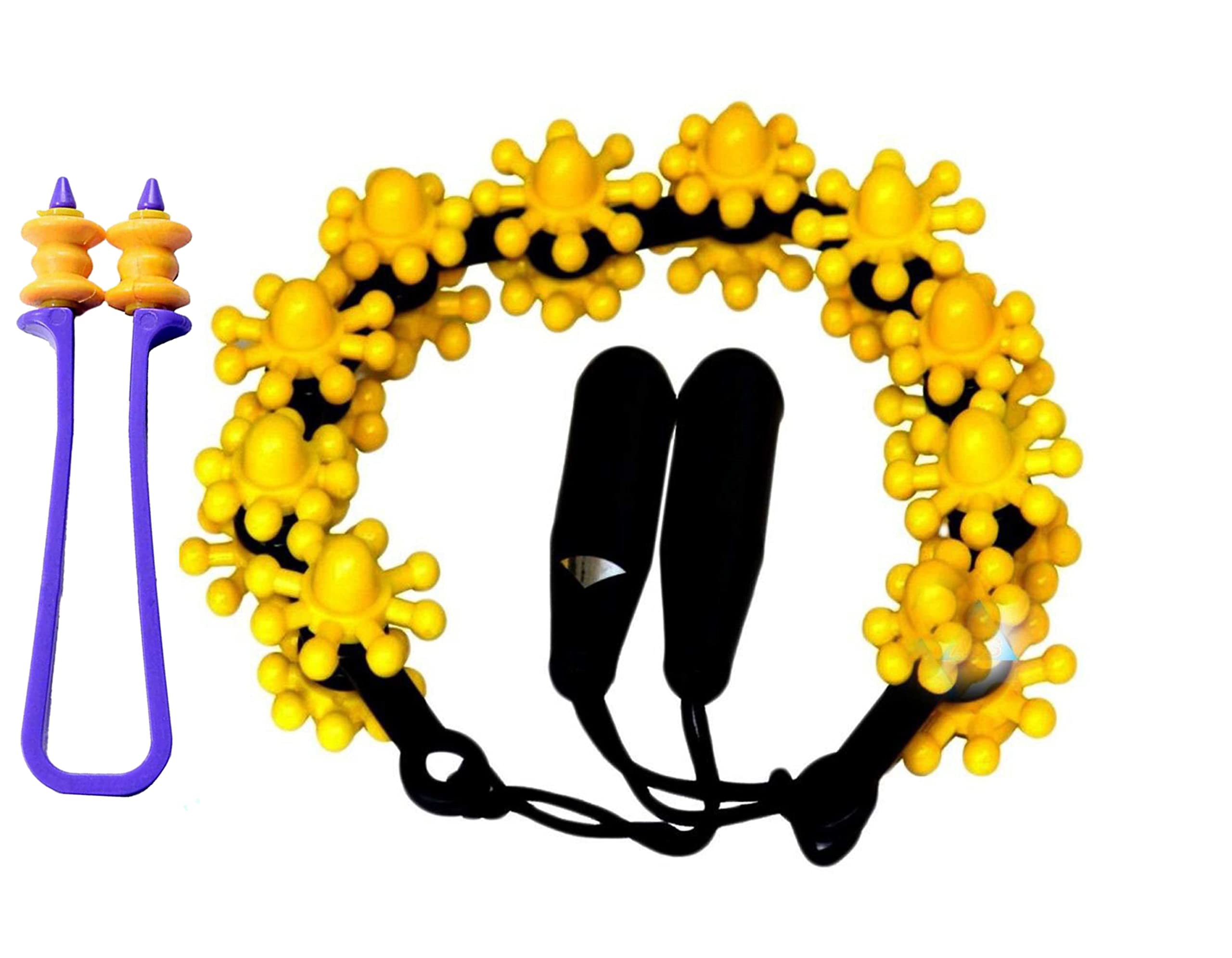 Acupressure kit Massager Best Self Massager for Whole Body care with 10 wheel with advance finger care Acupressure Massager- acupressure magic mala blood circulation body Massager