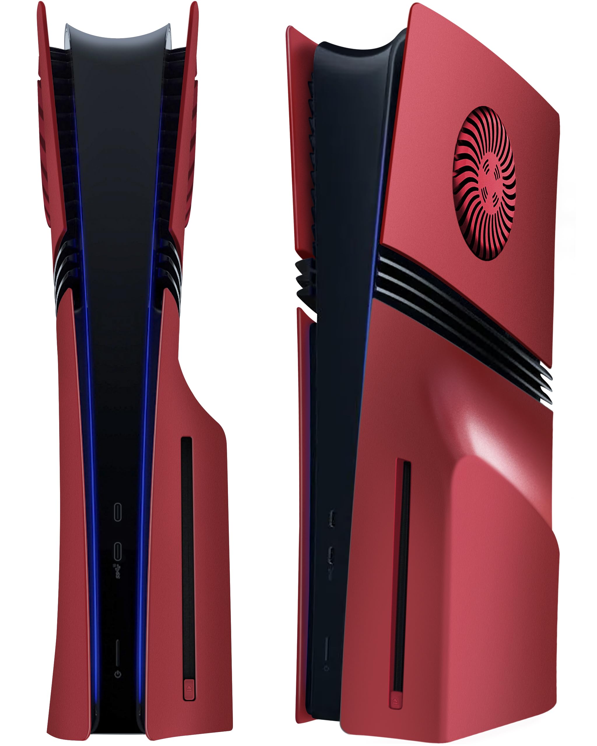 Joso Płyta czołowa do PS5 Pro wersja cyfrowa, odporna na zarysowania obudowa pyłoszczelna, osłona pasuje do konsoli PS5, płyty do akcesoriów PS5 Pro, łatwa instalacja