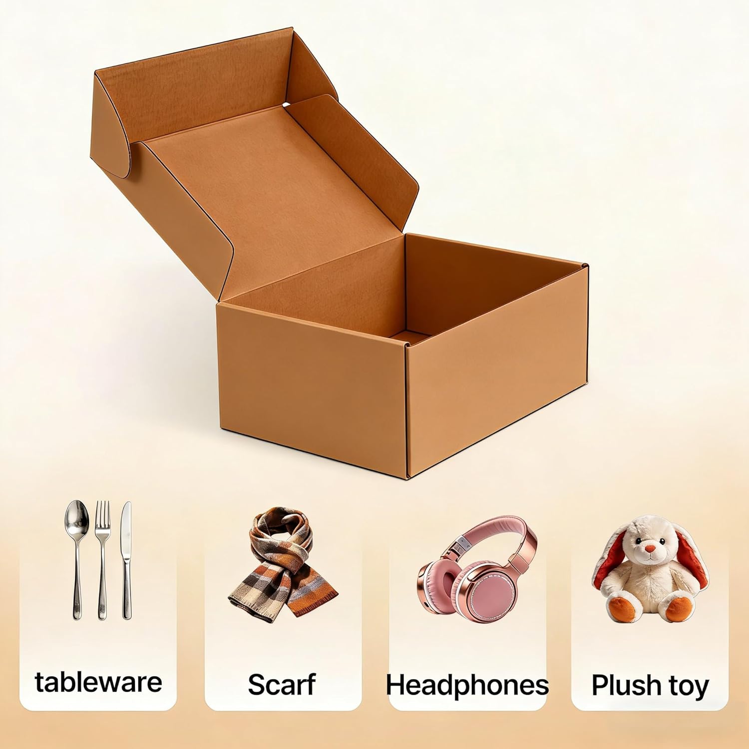 11x8x4 inches Brown Shipping Boxes 20 Pack，Corrugated Cardboard Gift Boxes，Mailing Boxes for Small Business Packing and Storage