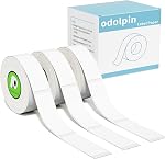 6 Rouleaux compatibles avec Nelko P21 Ruban fabricant d'étiquettes, blanc,14x40mm, Remplacement de ruban d'étiquette thermique pour Nelko P21,NADAIIN N12,ORGBRO X1,ORGSTA S001, POLONO P31S Marqueur d'étiquettes 180 Étiquettes/Rouleau