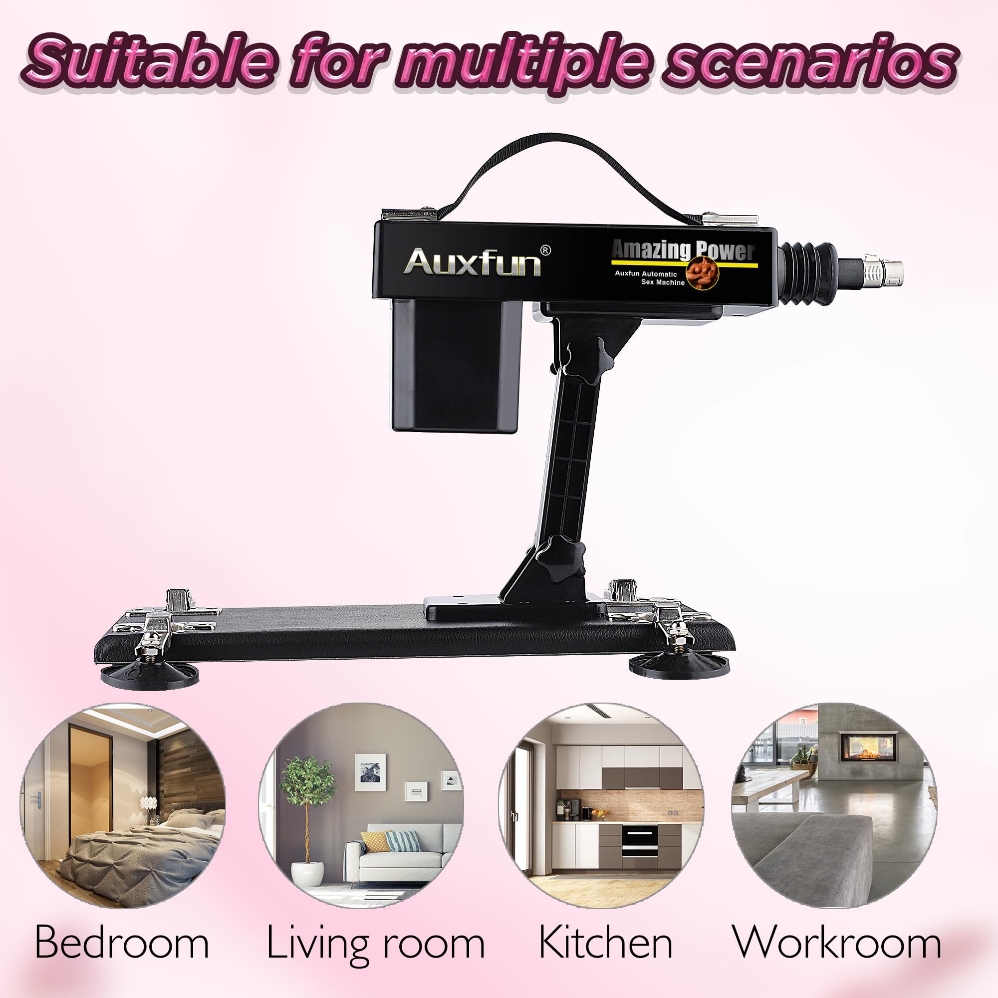 Máquina sexual con consoladores, máquina sexual para pareja sexuales, máquina de consoladores con accesorios para máquinas sexuales 3XLR, máquina de amor con velocidad ajustable, juguete sexual