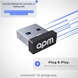 APM Clavier Sans-Fil, 2.4GHz, AZERTY, 105 Touches Ergonomiques, Raccourcis Multimédias, Compatible avec Ordinateur PC Portable MacOS Windows Linux, 100041 - 5