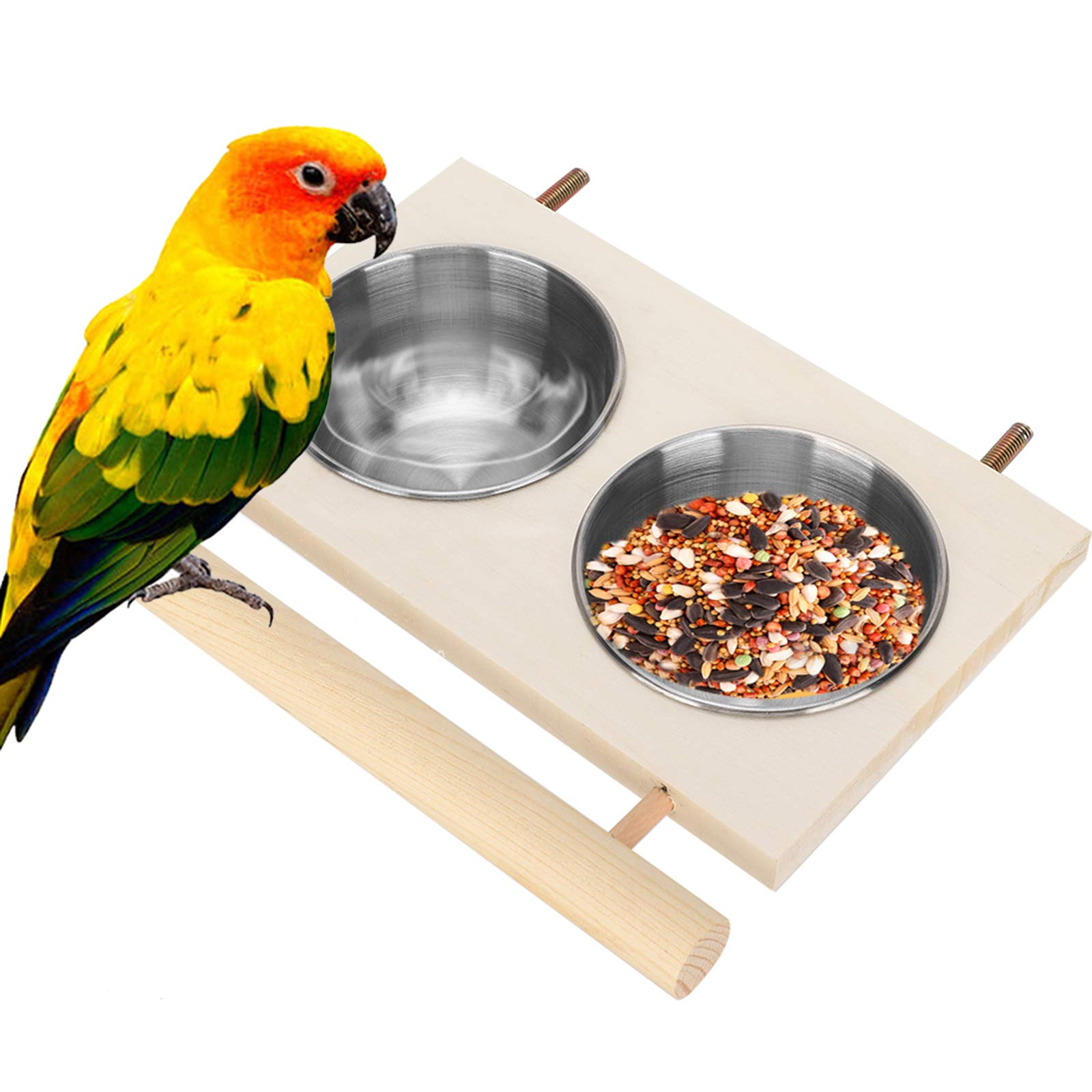 Produktbild von 9 Teiliges Vogelkäfig Zubehör Set Für Wellensittich & Co. Für Die