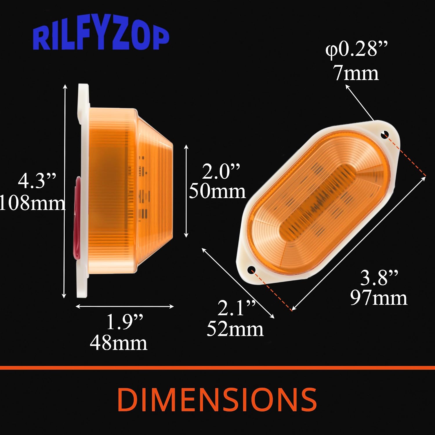 Industrial Round Beeper Warning Light D-5061-J Yellow AC 110V-120V 75dB Flashing Ellipse