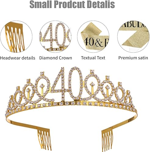 Miniatura 3 de Decoraciones de cumpleaños número 30 para mujer, banda, corona, vela de cumpleaños y globo digital de papel de aluminio de 32 pulgadas, decoración