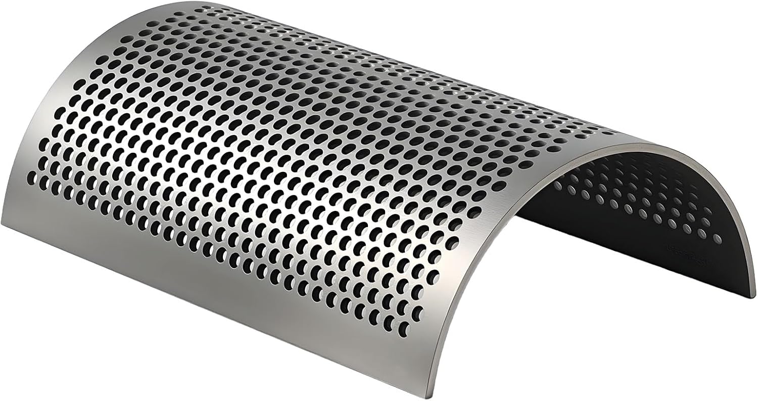 VEVOR Screen Mesh for Plastic Shredder, Steel Durable Mesh, 0.315 in/8 mm High-Precision Aperture Screen, Compatible with Model 400 Plastic Grinder, Suitable for Small Particle Recycling