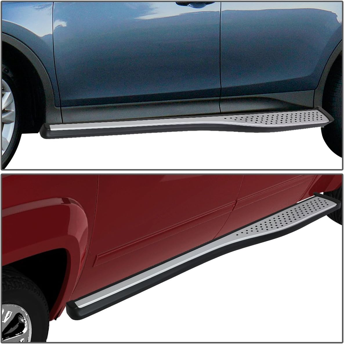 Auto Dynasty Running Board Compatible with 2012-2016 Honda CR-V, Extruded Aluminum Side Step Rail Nerf Bars, 5.5 Inches Step Bars, Silver 2013 2014 2015