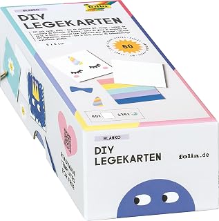 KnorrPrandell 218260877 Blanko-Legekarten (6 x 6 cm zum Gestalten eines individuellen Memorys, Inhalt 60 Karten)
