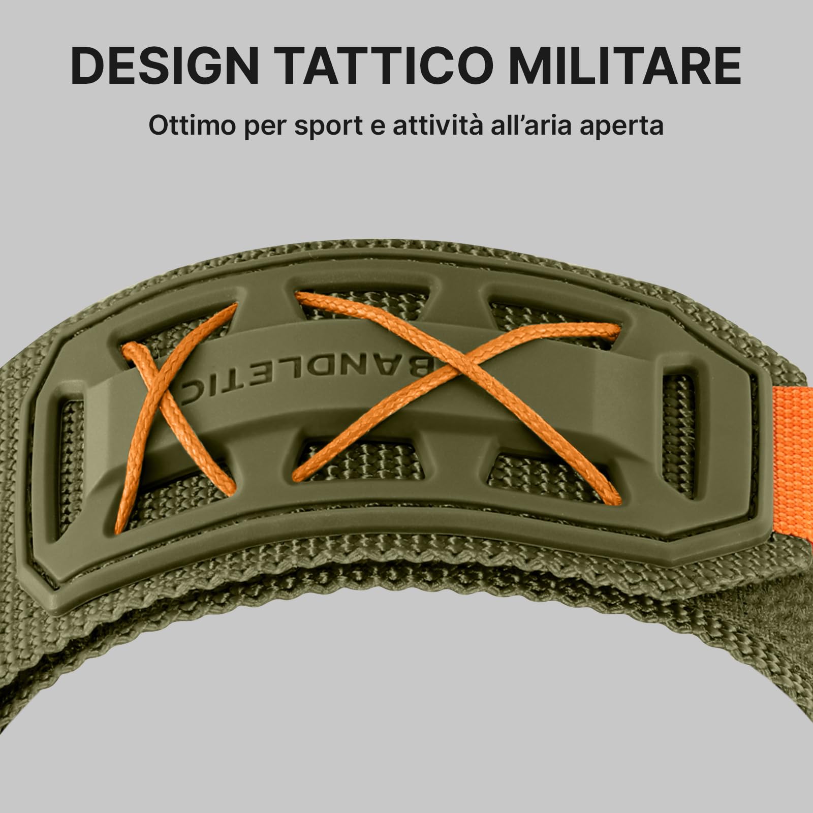 Bandletic Quick Fit 22mm 26mm Resistente Nylon Cinturino Compatibile con Garmin Watch,Morbido Tattico Sport Cinturino per Fenix/Instinct/Tactix Delta/Descent/Epix Pro/Enduro/Quatix/Forerunner/Approach